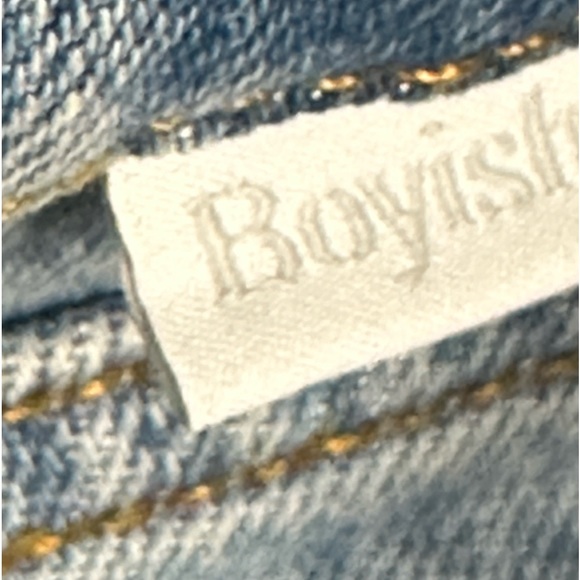Boyish Tommy Stretch in Eternal Sunshine High Rise Straight Jeans Women 30 NWT - Picture 6 of 10